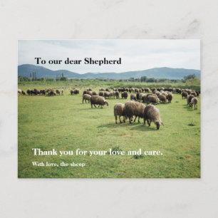 JW elders appreciation Postcard