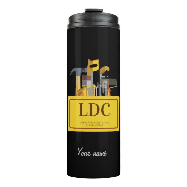 JW friends volunteering for LDC Customizable Thermal Tumbler (Front)