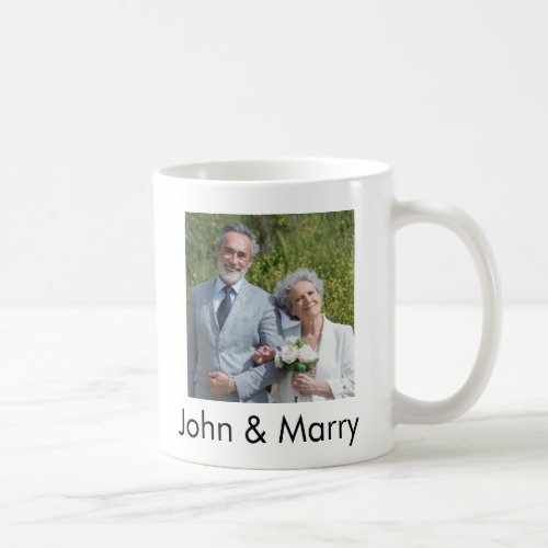 JW Gifts for service partner couple custom photo Coffee Mug