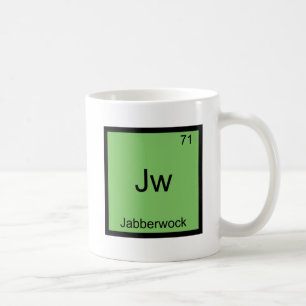 Jw - Jabberwock Funny Chemistry Element Symbol Tee Coffee Mug