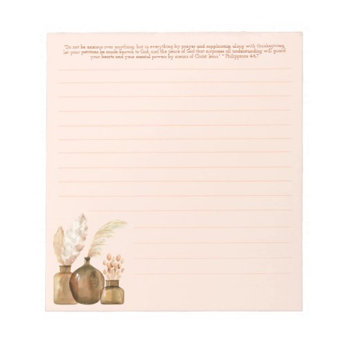 JW Letter writing Boho note pad