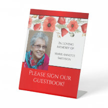 JW Memorial-Funeral Service Guestbook Sign