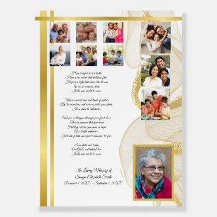 JW Memorial or Funeral Service Poster Print