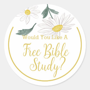 JW Ministry Supplies Letter Writing Bible Study Classic Round Sticker