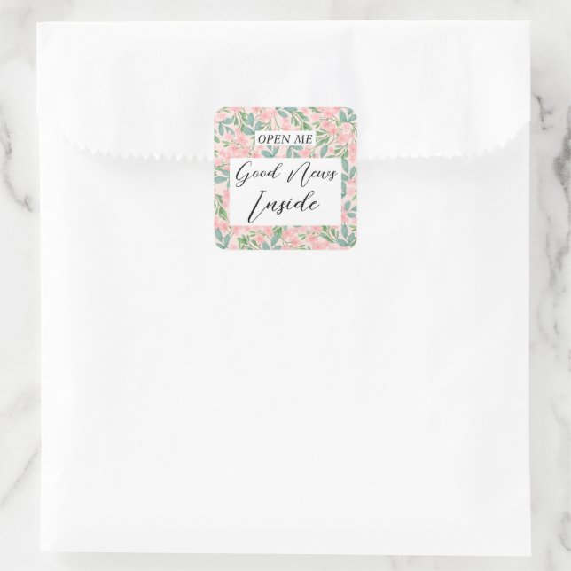 JW Ministry Supplies Letter Writing Good News  Square Sticker (Bag)