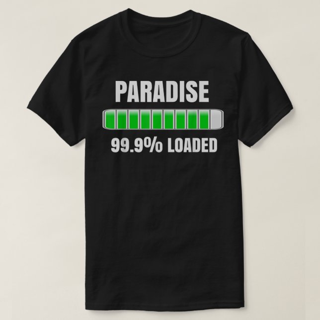 JW Org Jehovah's Witnesses Gift Paradise Loading T-Shirt (Design Front)