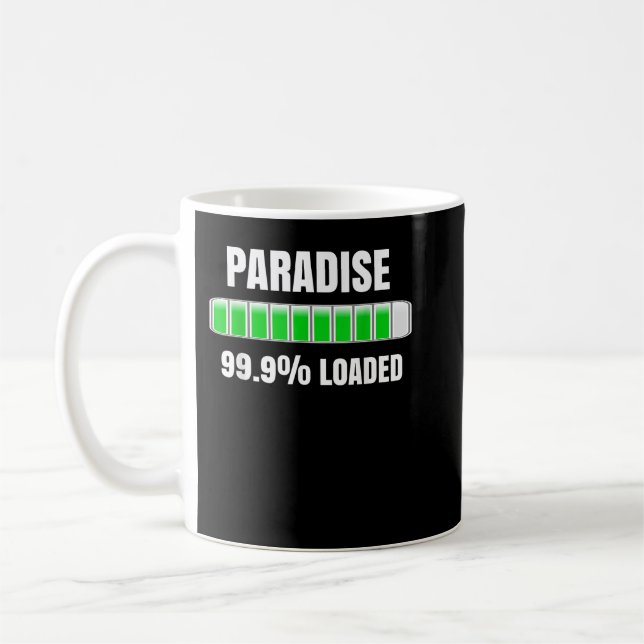 JW Org Jehovah's Witnos Gift Paradise Loading Coffee Mug (Left)