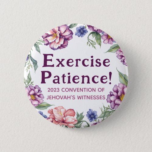 JW Pin Button Exercise Patience  JW Convention