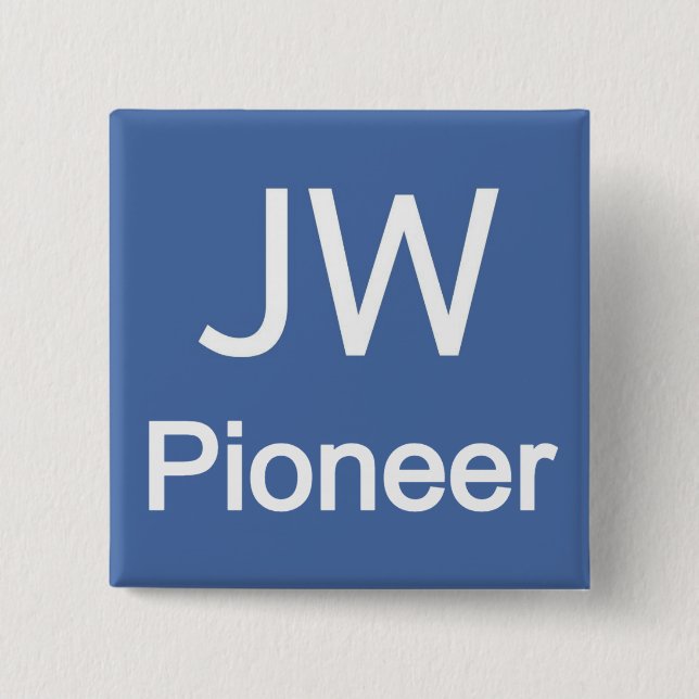 JW Pioneer Button (Front)