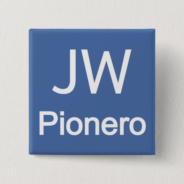 JW Pionero Button (Front)
