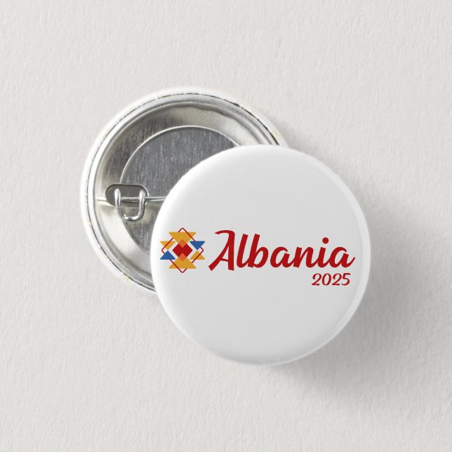 JW Special Convention Gift - Albania 2025 Button (Front & Back)