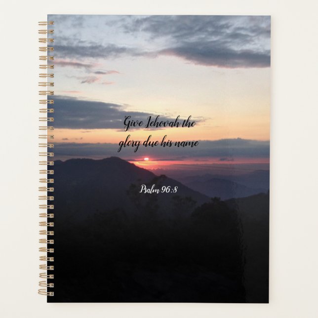 JW year text customize Planner (Front)