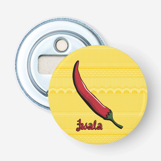 Jwala Chili Pepper Bottle Opener (Front)