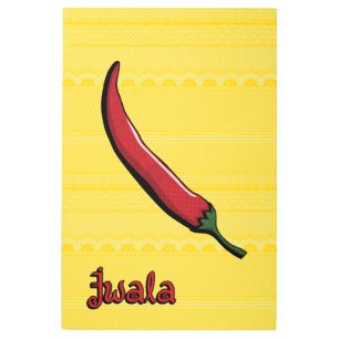 Jwala Chili Pepper Metal Wall Art