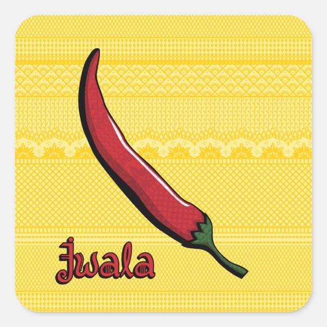 Jwala Chili Pepper Sticker (Front)