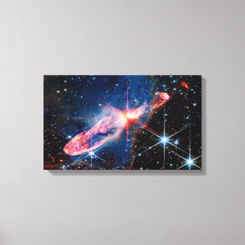 JWST Herbig_Haro 4647 Actively Forming Stars Canvas Print