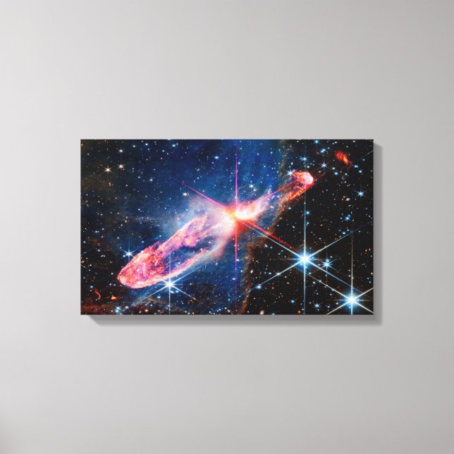 JWST Herbig-Haro 46/47 Actively Forming Stars Canvas Print (Front)