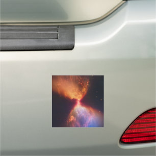 JWST Hourglass Protostar Formation Car Magnet