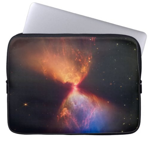 JWST Hourglass Protostar Formation Laptop Sleeve