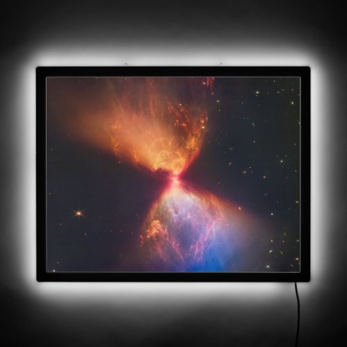JWST Hourglass Protostar Formation LED Sign