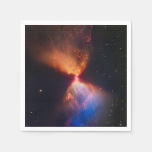 JWST Hourglass Protostar Formation Napkins