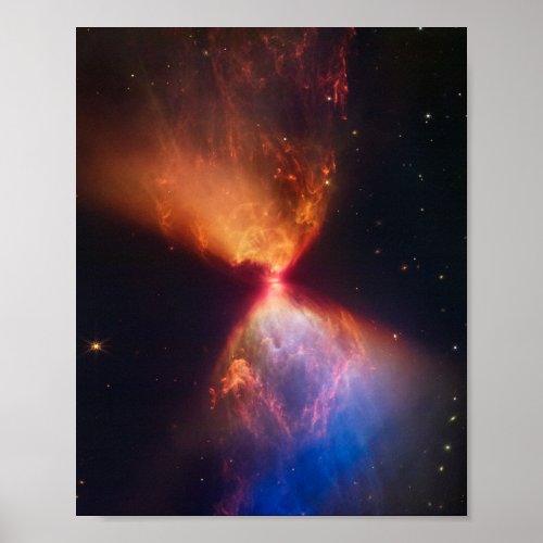JWST Hourglass Protostar Formation  Poster