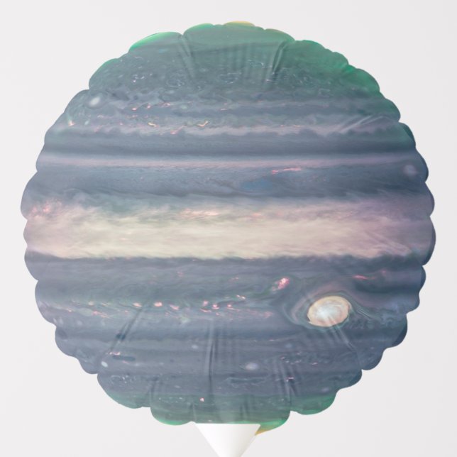 JWST Image of Planet Jupiter in Infrared Balloon (Front)