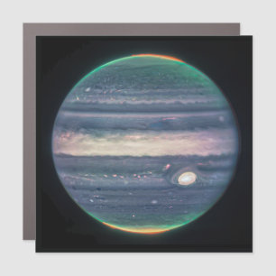 JWST Image of Planet Jupiter in Infrared Car Magne Magnet