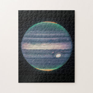 JWST Image of Planet Jupiter in Infrared Jigsaw Puzzle