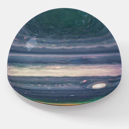 JWST Image of Planet Jupiter in Infrared Paperweight