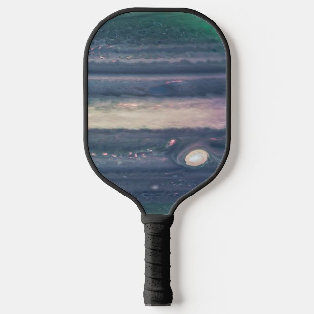 JWST Image of Planet Jupiter in Infrared Pickleball Paddle (Front)