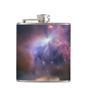 JWST Image of Rho Ophiuchi Stars Flask