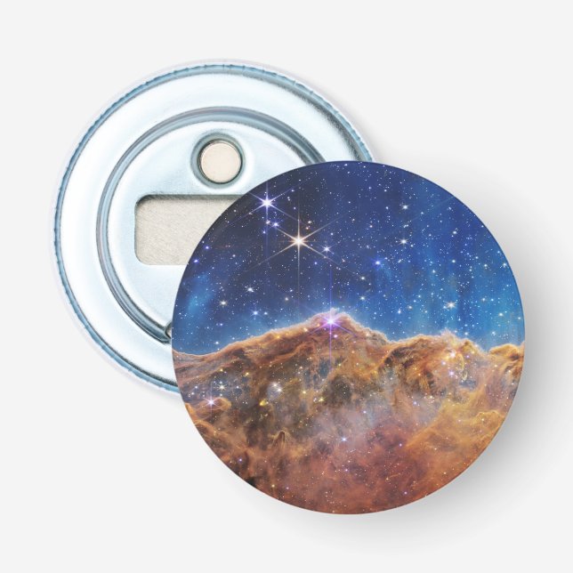 JWST James Webb Space Telescope Cosmic Cliffs Bottle Opener (Front)