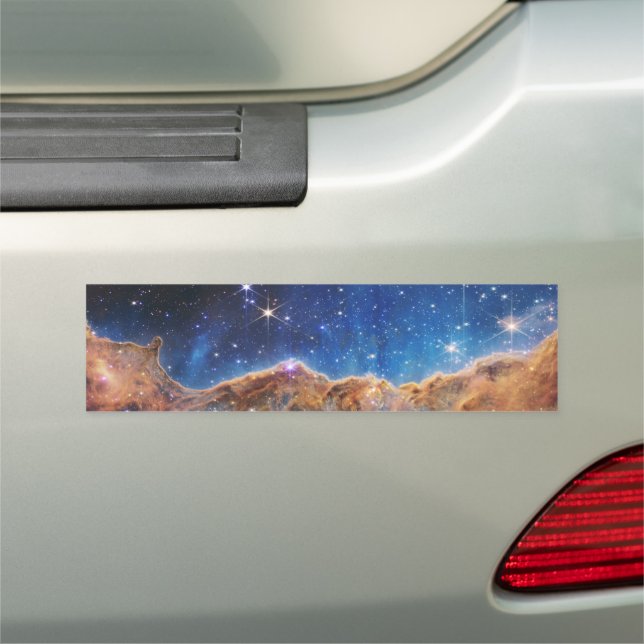 JWST James Webb Space Telescope Cosmic Cliffs Car Magnet (In Situ)