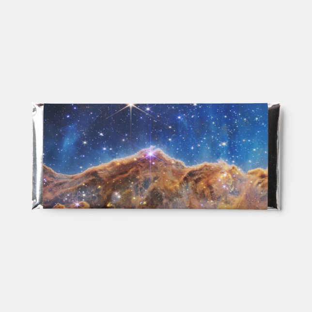 JWST James Webb Space Telescope Cosmic Cliffs Hershey Bar Favors (Front)