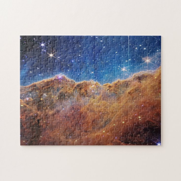 JWST James b Space Telescope Cosmic Cliffs Jigsaw Puzzle Zazzle