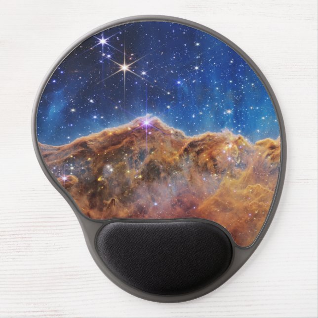 JWST James Webb Space Telescope Cosmic Cliffs Mous Gel Mouse Pad (Front)
