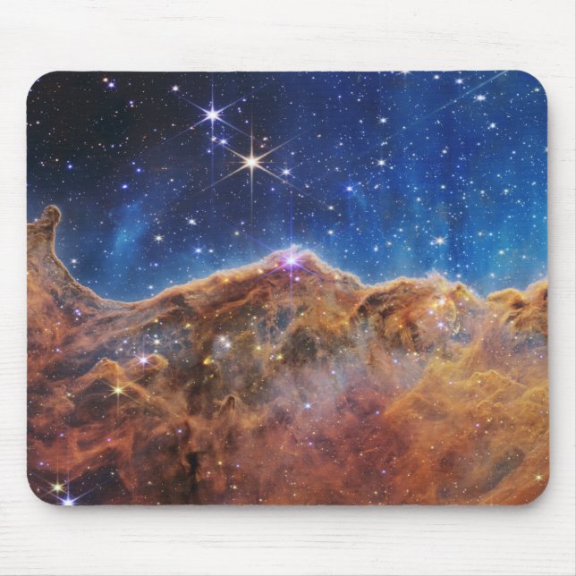 JWST James Webb Space Telescope Cosmic Cliffs Mouse Pad (Front)