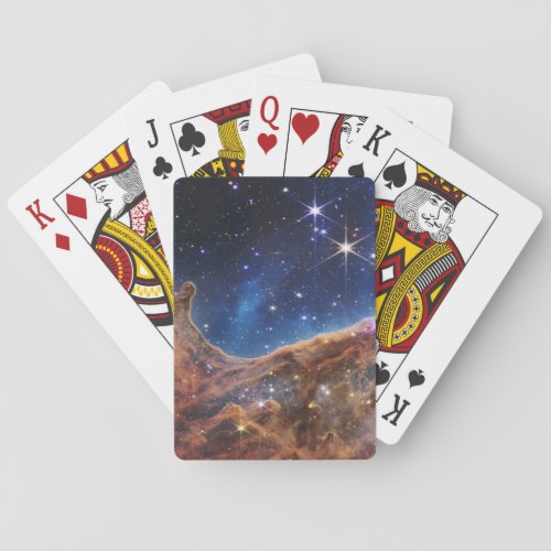 JWST James Webb Space Telescope Cosmic Cliffs Playing Cards