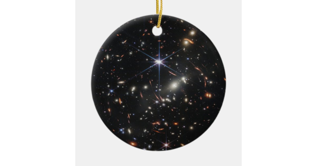 JWST James b Space Telescope First Images Ceramic Ornament Zazzle