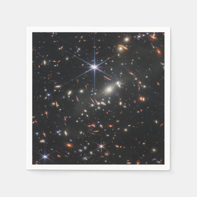 JWST James Webb Space Telescope First Images Napkins (Front)