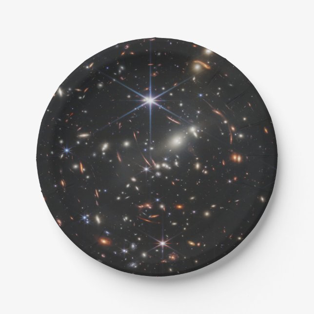 JWST James Webb Space Telescope First Images Paper Plates (Front)