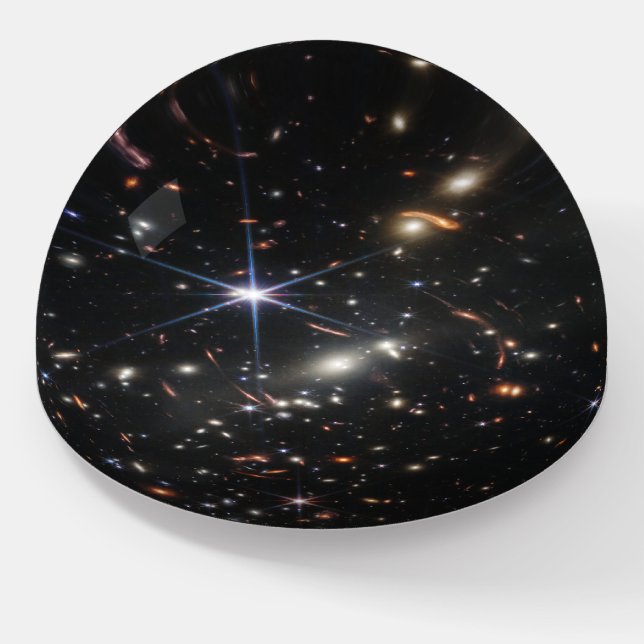 JWST James Webb Space Telescope First Images Paperweight (Angled)