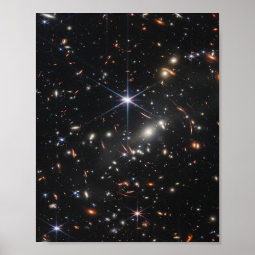 JWST James Webb Space Telescope First Images Poster