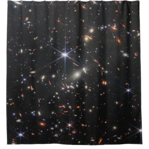 JWST James Webb Space Telescope First Images Shower Curtain