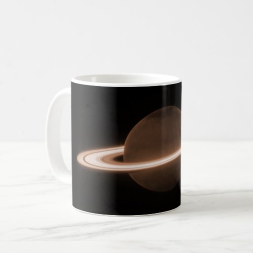 JWST James Webb Space Telescope Saturn Infrared Coffee Mug