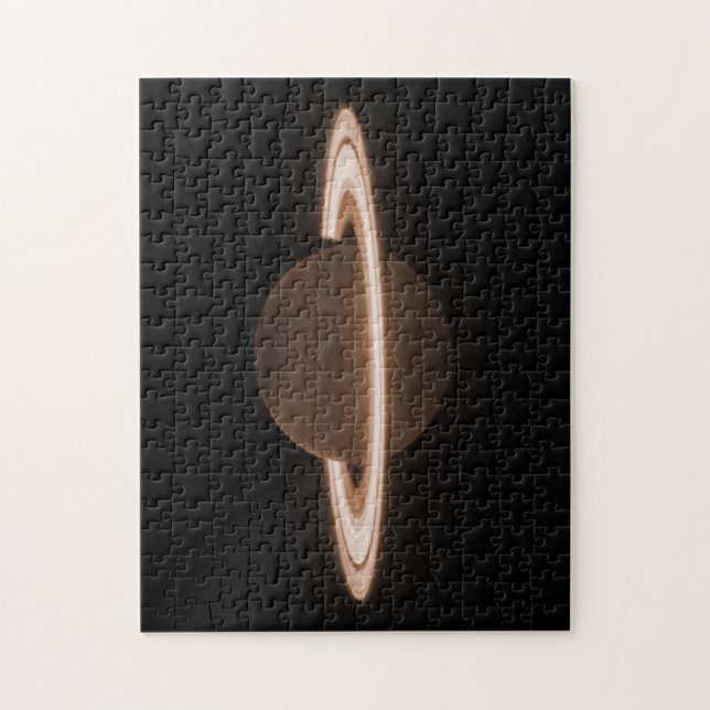 JWST James Webb Space Telescope Saturn Infrared Jigsaw Puzzle (Vertical)