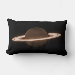 JWST James Webb Space Telescope Saturn Infrared Lumbar Pillow