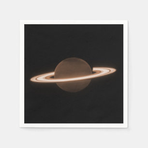 JWST James Webb Space Telescope Saturn Infrared Napkins