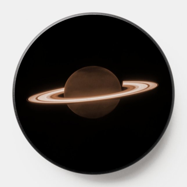 JWST James Webb Space Telescope Saturn Infrared PopSocket (Popsocket)